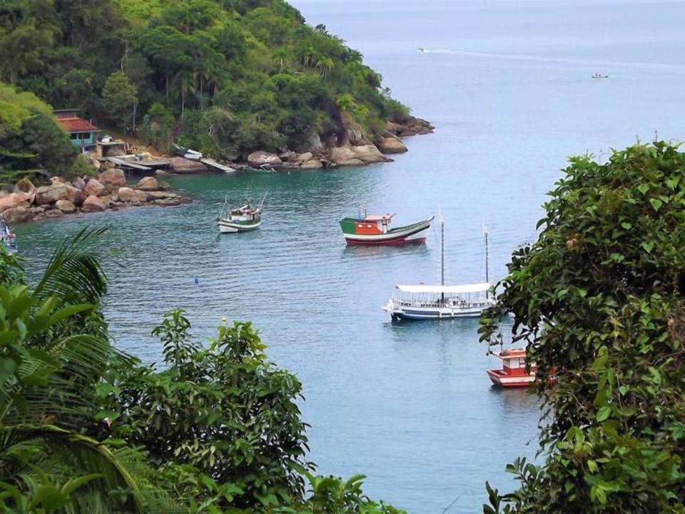 Deck Da Villa Pousada Ubatuba Extérieur photo